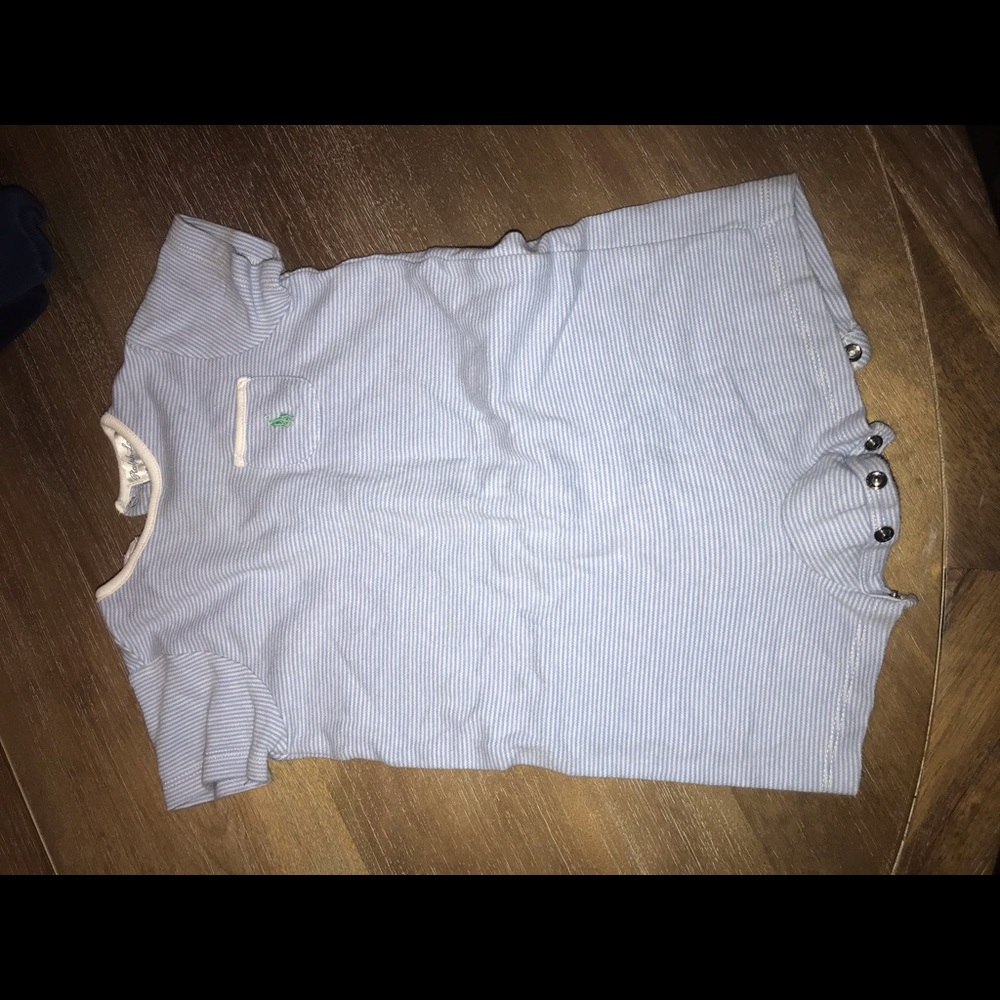 Striped Onesie- Ralph Lauren